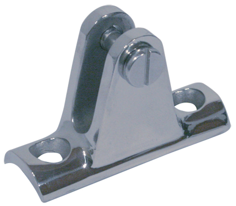 Canopy Fittings Cast S/S - Deck Mount Curved Base