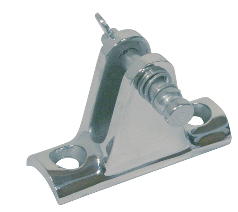 Canopy Fittings Cast S/S - Deck Mount Curved Base
