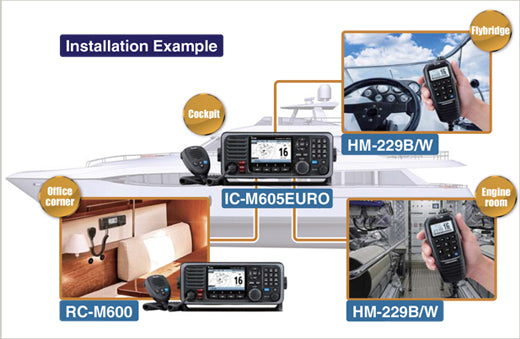 Icom IC-M605EURO VHF Radio