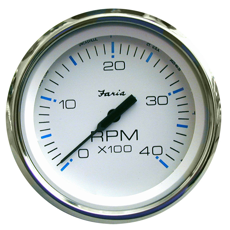 Faria Gauges - Chesapeake White With S/S Trim