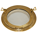 RWB2072 Mirror Brass Porthole 12