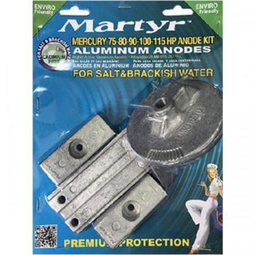 Anode Kits - Martyr Aluminium Mercury-75-80-90-100-115 Hp