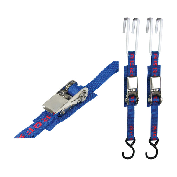 Aerofast™ Ratchet Tie Downs - Stainless Steel Heavy Duty Transom 500kg