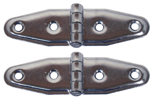 Pressed Stainless Steel Strap Hinge - Pair