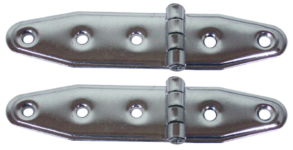 Pressed Stainless Steel Strap Hinge - Pair