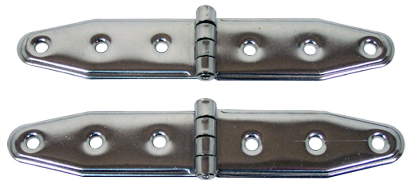 Pressed Stainless Steel Strap Hinge - Pair