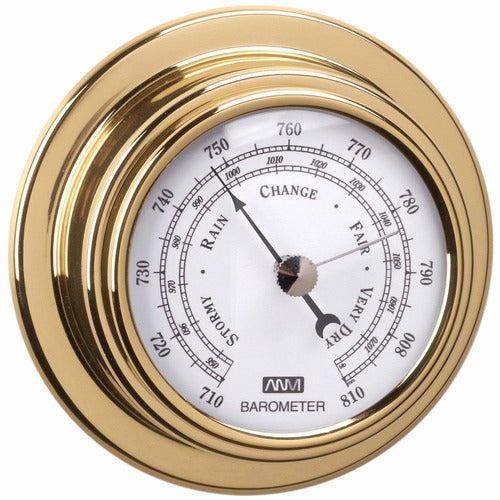 Brass Barometer 120mm Face