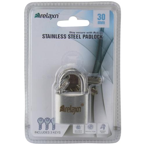 Relaxn Padlocks - Stainless Steel