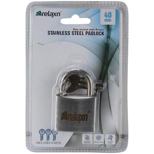 Relaxn Padlocks - Stainless Steel