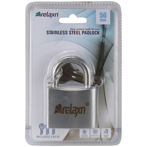 Relaxn Padlocks - Stainless Steel