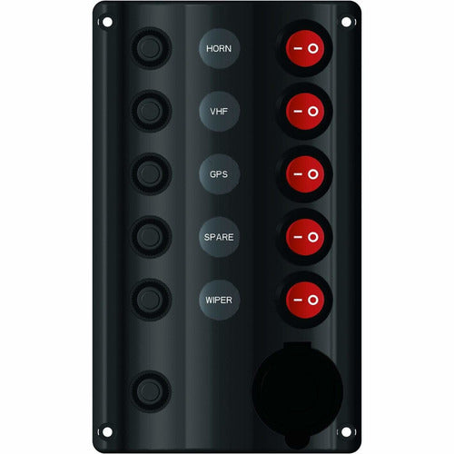 Switch Panels - Wave Design inc Circ Breakers & Socket Outlet
