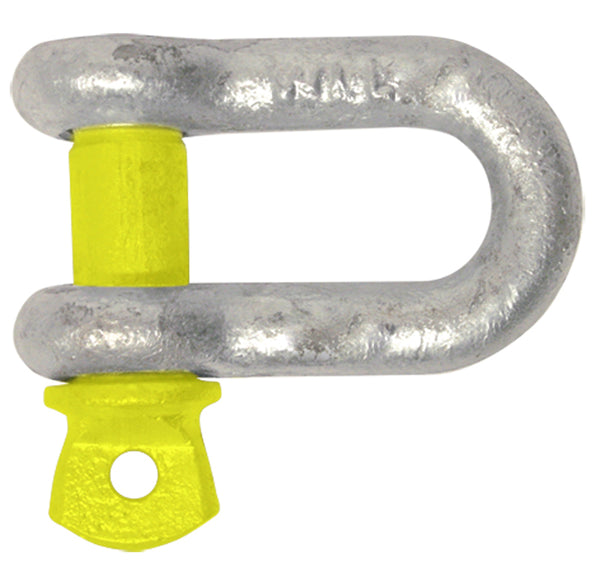 Rated Galvanised “D” Shackles