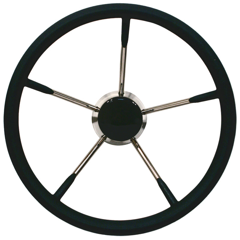 13.8” Stainless Steel Steering Wheel