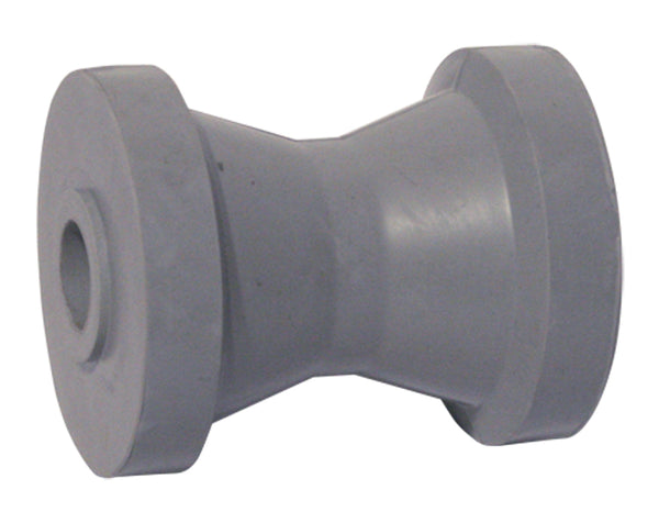 3” Grey Rubber Bow Roller D