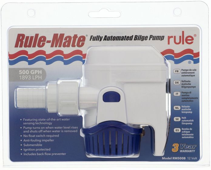 Rule 500 GPH (1890 LPH) Rule-Mate Automatic Pump