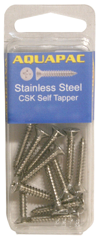 Countersunk Self Tapping Screws 304 Grade Stainless Steel