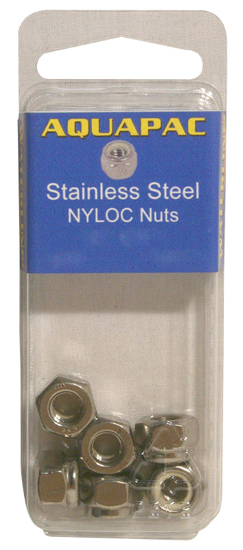 Nyloc Hex Nuts 304 Grade Stainless Steel