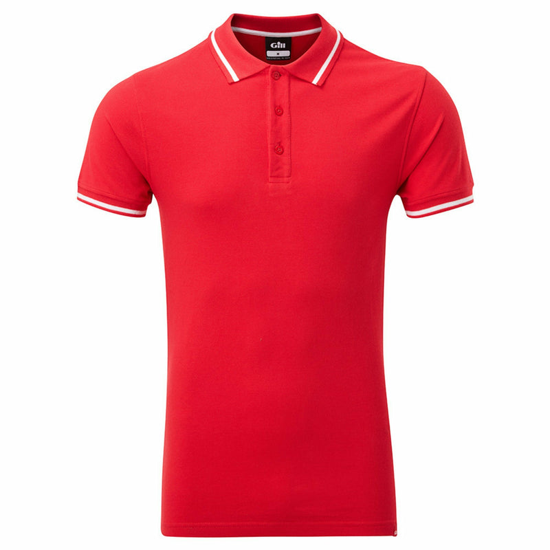 Gill Mens Crew Polo-Red