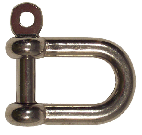 Stainless Steel “D” Shackles - Captive Pin