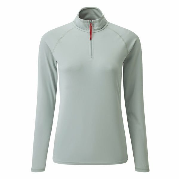 Womens UV Tec Long Sleeve- Medium Grey