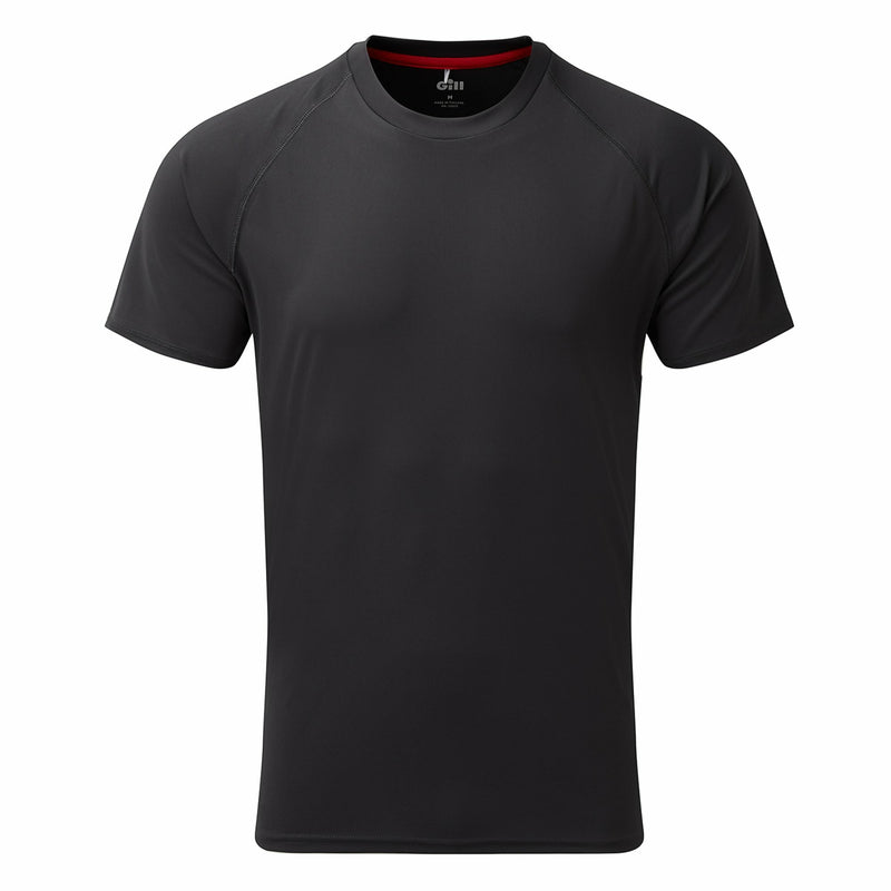 Mens UV Tec Tee- Charcoal