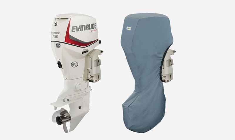 Evinrude Outboard Motor Covers- 60H.O, 75Hp, 90Hp (E-Tec 3Cyl) Year 2003>