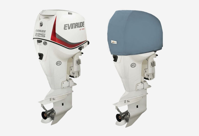 Evinrude Outboard Motor Covers- 225Hp-300Hp, 200H.O-250H.O (E-Tec V6 3.3L) Year 2005-2016