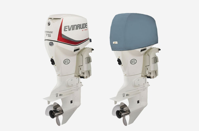 Evinrude Outboard Motor Covers- 60H.O, 75Hp, 90Hp (E-Tec 3Cyl) Year 2003>