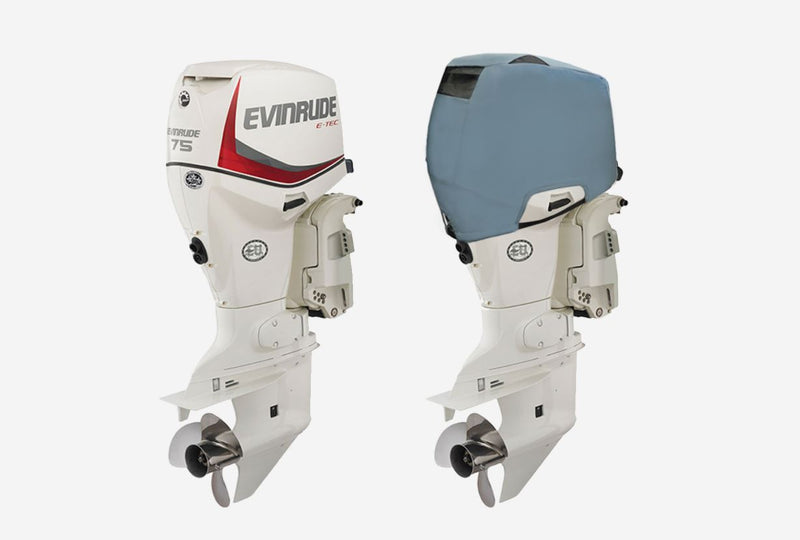 Evinrude Outboard Motor Covers- 60H.O, 75Hp, 90Hp (E-Tec 3Cyl) Year 2003>