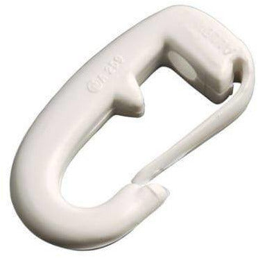 47mm Nylon 'handy' hook white