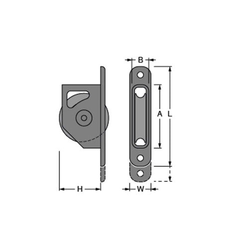 Antal 40mm Mast block