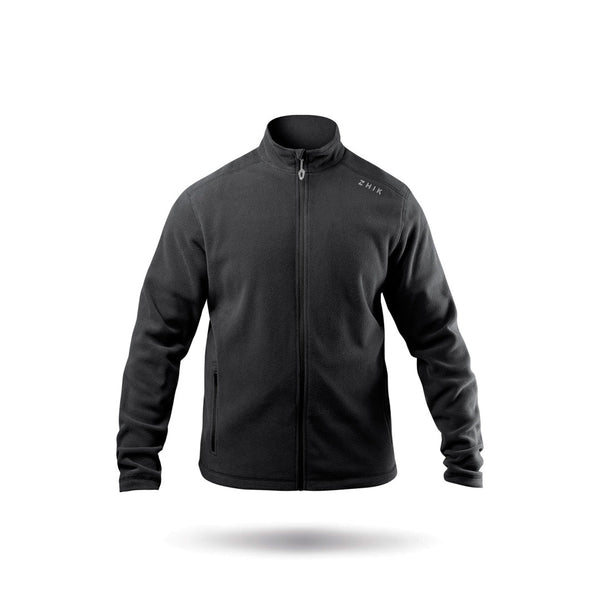 Mens Black Full Zip Fleece Jacket