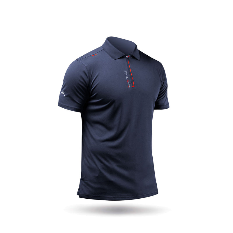 Mens UVActive Zip Sports Polo