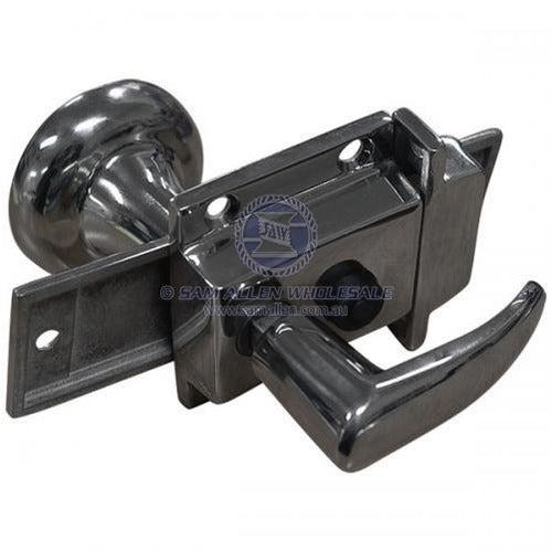 DOOR LOCK - RIM LATCH STAINLESS STEEL