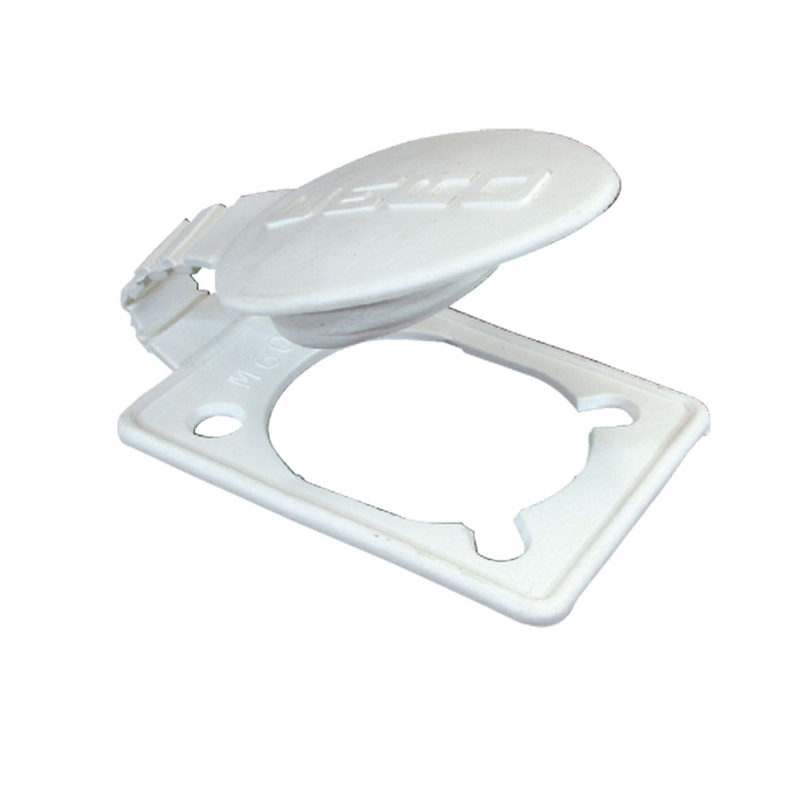 White cap and base gasket