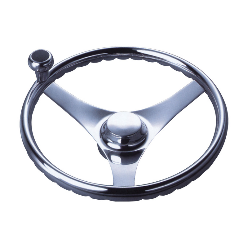 Steering Wheel - Three Spoke Stainless Steel