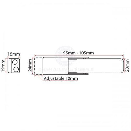 Latch - Cam Action Lockable Stainless Steel