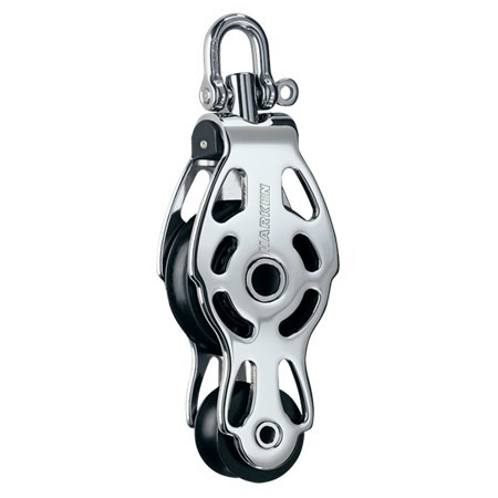 6080-75mm Stainless Steel Fiddle ESP Block - Swivel