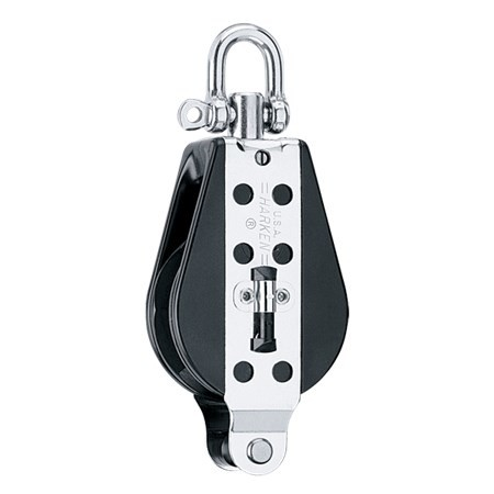 1550-76mm Midrange Hexaratchet ® Block - Becket, Starboard