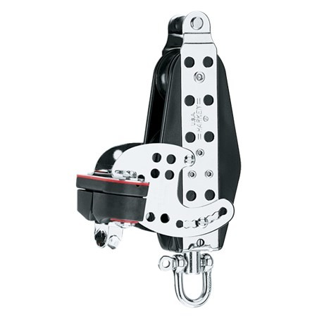 1564-76mm Fiddle Block - Becket, Cam Cleat