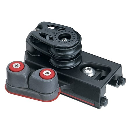 3170-32mm End Control - Double Sheave, Cam Cleat, Set of 2