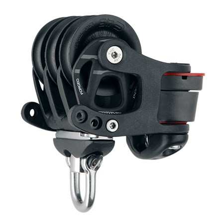 6242-45mm Aluminum Element Triple Block - Swivel, Cam Cleat