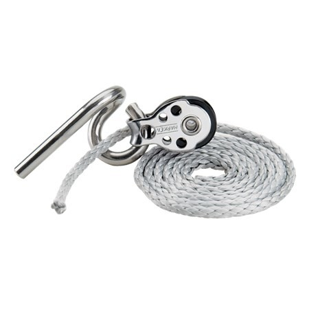 394-Dinghy Clew Hook - 16mm Block