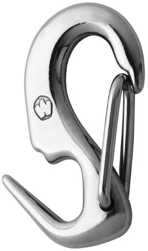 Stainless steel one hand sail snap - Length: 55 mm