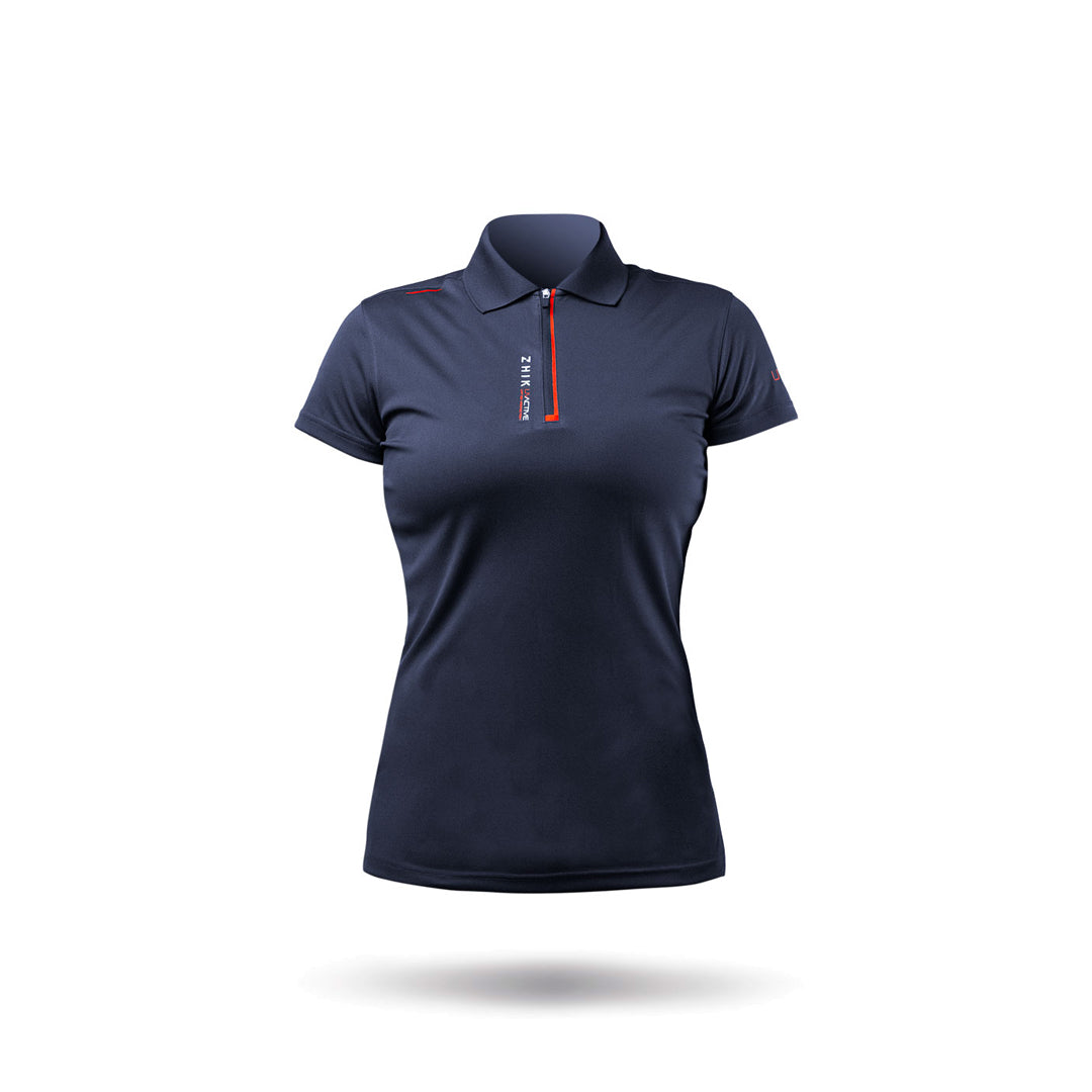 Womens UVActive Zip Sports Polo